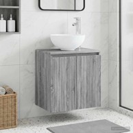 Umivaonik s policom, sivi sonoma, 49,5 x 35 x 63 cm