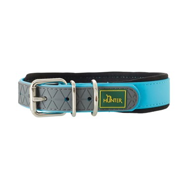 HUNTER Ogrlica za pse Convenience Comfort L, 60 cm, tirkizna