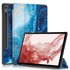 GS Futrola za Samsung Galaxy Tab S9, Smartcase Hybrid s držačem za olovku, morski val