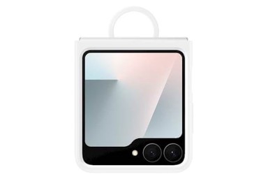 SAMSUNG Maskica za Galaxy Z Flip 7 FE, Silikonska, bijela