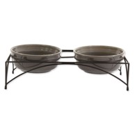 DOG FANTASY Set keramičkih posuda sa stalkom