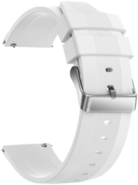 KSIX remen s kopčom kompatibilan s Apple Watch 42 44 45 49mm, bijela