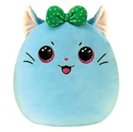 TY Plišana igračka Squishy plava mačka Kirra, 22 cm