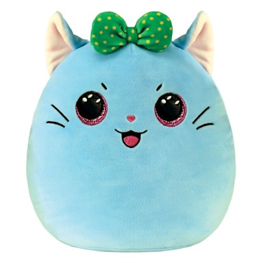 TY Plišana igračka Squishy plava mačka Kirra, 22 cm