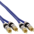 INLINE Audio kabel 3 m 2 x RCA, plavi