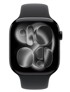 APPLE Pametni sat Watch Series 11 GPS + Cellular, aluminijsko kućište 46 mm, crna, crni sportski remen S/M