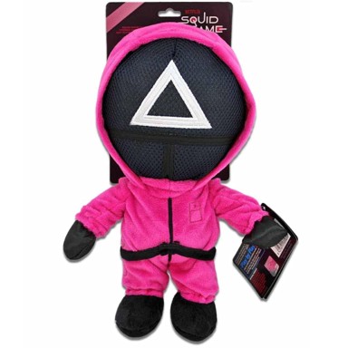 SQUID GAME Plišana igračka Guard Trokut  28cm