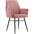 STØRAA Svijetlo ružičaste baršunaste blagovaonske stolice u setu 2 kom Anzo 