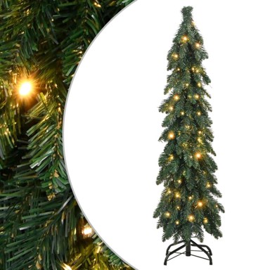 Umjetno osvijetljeno božićno drvce sa 60 LED žarulja, 120 cm, zelena