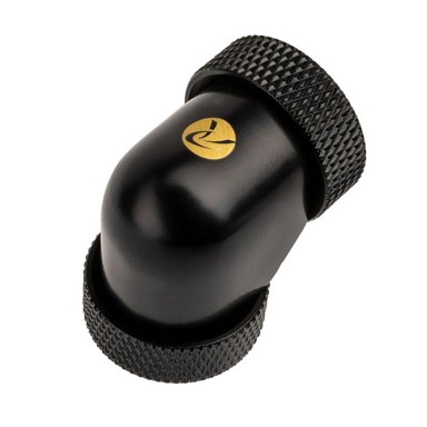 RAIJINTEK Spojnica Pelias D140906, 14 mm, 90°, 6 komada, crna