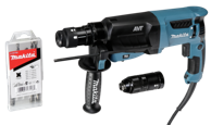 MAKITA Bušilica čekić sa dodatnom glavom i setom svrdala HR2631FT13 2,4J ,800 W