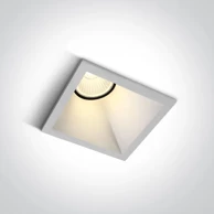 ONE LIGHT Ugradbena svjetiljka led 8w ww ip20 50deg 230v asimetrična bijela dm50108a/w/w