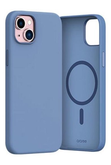 ARAREE Typo Skin M maskica za iPhone 15 Plus, plava