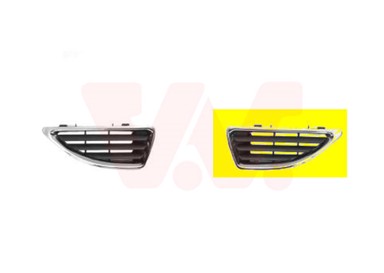 VAN WEZEL Maska Renault Megane 96-02, krom/crna, prednja lijeva, 99-