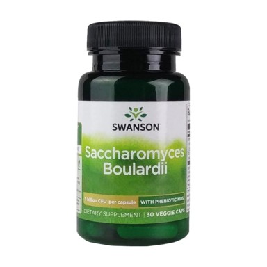 SWANSON Saccharomyces boulardii s MOS prebiotikom, 30 kapsula