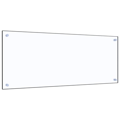 Kuhinjska zaštita od prskanja, kaljeno staklo, prozirna