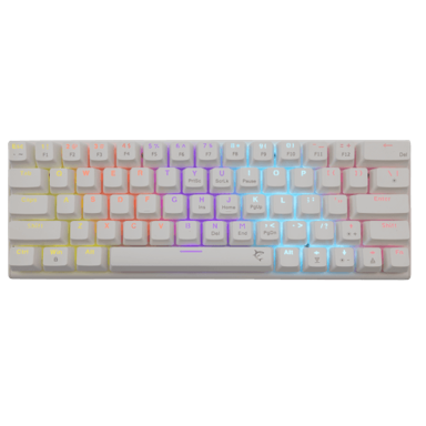 WHITE SHARK Tipkovnica GK-002211 Wakizashi, US, Red SW, bijela