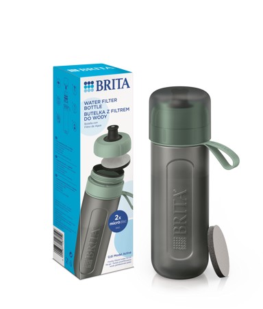 BRITA Boca za vodu s filterom Active tamno zelena 0,6 l