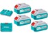 TOTAL Set baterija i punjača TFBCLI20244 20V 4000mAh
