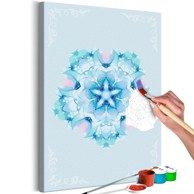 Slika za samostalno slikanje Snowflake 40x60