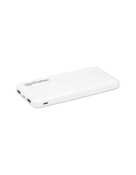 MANHATTAN Powerbank, 10000 mAh, USB-C i Micro-USB, bijeli