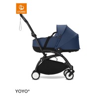 STOKKE Konstrukcija kolica Yoyo® black frame s newborn shell plava 