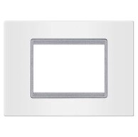 ALING CONEL Modularna dekorativna maska 3M EXP Basic, bijela sa sivim nosačem