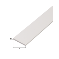 GAH ALBERTS Profil daska PVC bijela 25x2 mm, 1 m