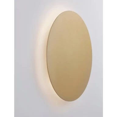 Zidna lampa Cyrcle, LED, 22,5 W, 3000 K, 2300 lm, IP20, mat zlatna