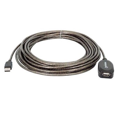 MANHATTAN Kabel USB 2.0 USB-A (M) na USB-A (Ž), produžni, aktivni, 10.0m