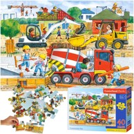 CASTORLAND Puzzle gradilište, 40 kom