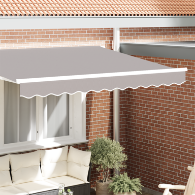 Tenda za okvir od 3.5 m, 3.3 x 0.2 m, svjetlosiva