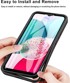 TECHSUIT Obostrana zaštitna maska ColorVerse 360 za Samsung Galaxy A15 4G / A15 5G, crna