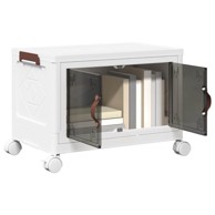 Složiva kutija za pohranu s kotačima, 28 L 48,5x29,5x33 cm