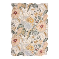 FLAIR RUGS Svijetlo ružičasti ručno rađen vunen tepih 200x290 cm Daphne Shaped Floral 