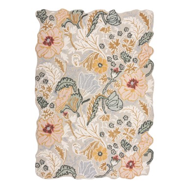 FLAIR RUGS Svijetlo ružičasti ručno rađen vunen tepih 200x290 cm Daphne Shaped Floral 