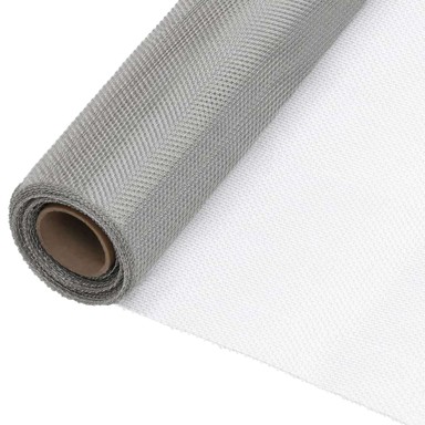Mrežasti zaslon od nehrđajućeg čelika, 80×500 cm, 1 kom, srebrni