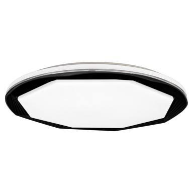 LED stropna svjetiljka Optima, 52W, 480 mm, crna