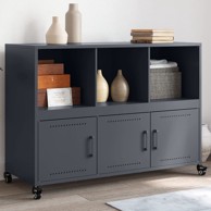 Komoda antracit 100,5x39x72 cm od hladno valjanog čelika