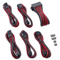 CABLEMOD Set kablova PRO ModMesh, crveno/crni