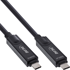 INLINE USB-C kabel 35797I, USB 3.2 Gen 2, 10 Gbit/s, 60 W, 7,5 m, crni