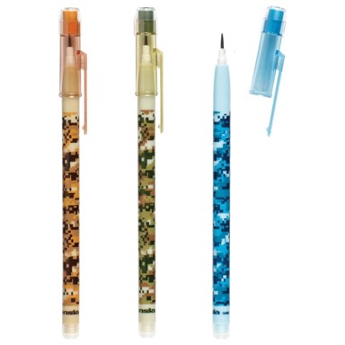 BENSIA Grafitna olovka u nastavcima s gumicom Digital Camouflage 9049, sortirano