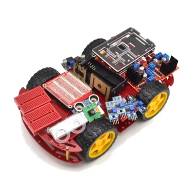 RASPBERRY PI Inteligentni auto-robot, crni