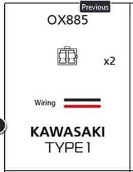 OXFORD LED prijelaznici za smjerokaze Honda Kawasaki 2 komada