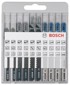 BOSCH 10-dijelni komplet listova za ubodne pile Basic for Metal and Wood (2607010630)