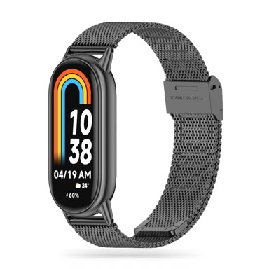 TECH-PROTECT Remen Milanese za Xiaomi Mi Smart Band 8/8 NFC/9, crni