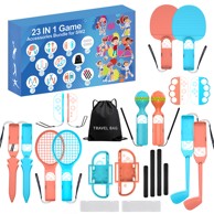 Dodatna oprema za Nintendo Switch 2 obiteljski paket 23u1, narančasta i plava