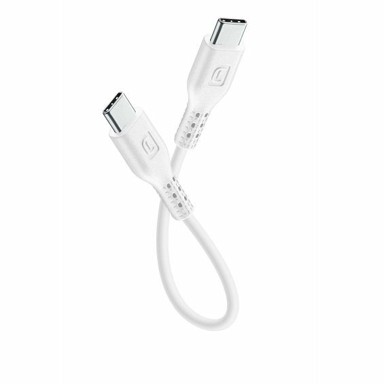 CELLULARLINE Kabel, USB-C na USB-C, 15 cm, bijeli