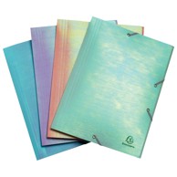 EXACOMPTA Fascikl s klapnom i gumicom A4 Candy Tidy 55130E, holografski