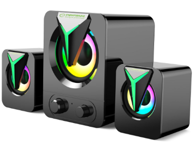 ESPERANZA Gaming zvučnici EGS107 2.1 USB, LED, 5W, crni
